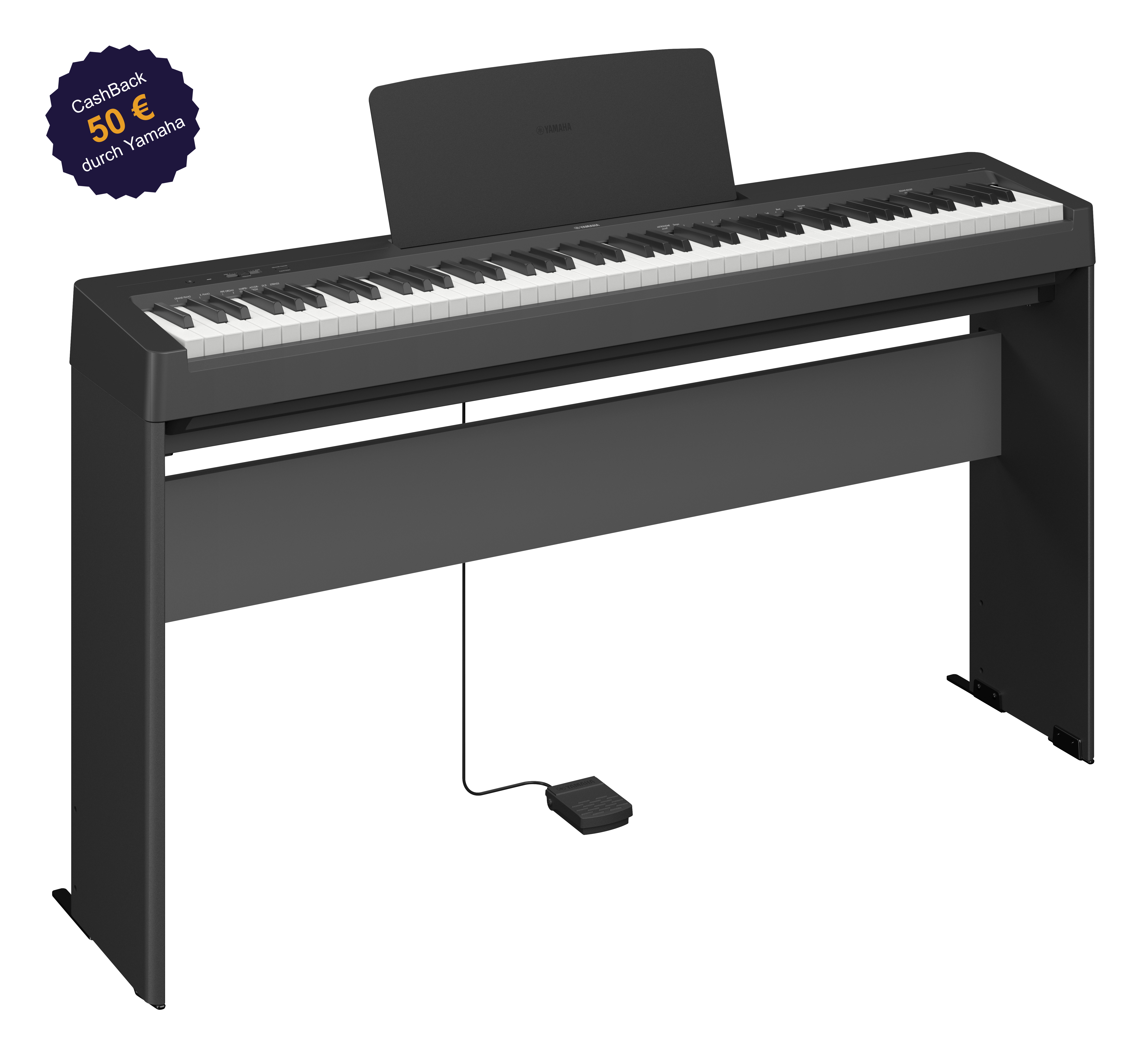 Yamaha P-145 B Home Set Basic + 50 EUR Cashback Yamaha