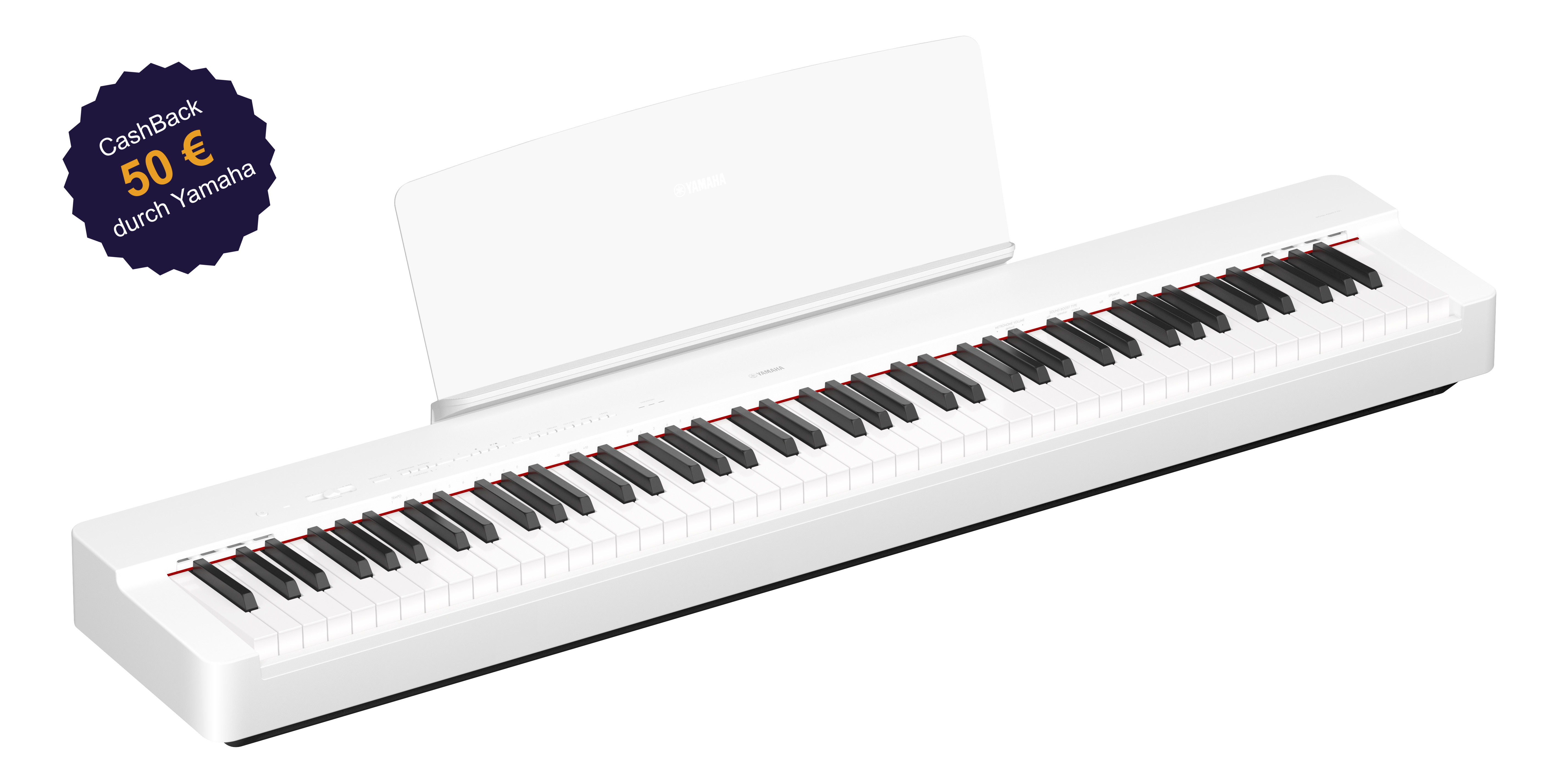 Yamaha P-225 WH +50 EUR Cashback von Yamaha