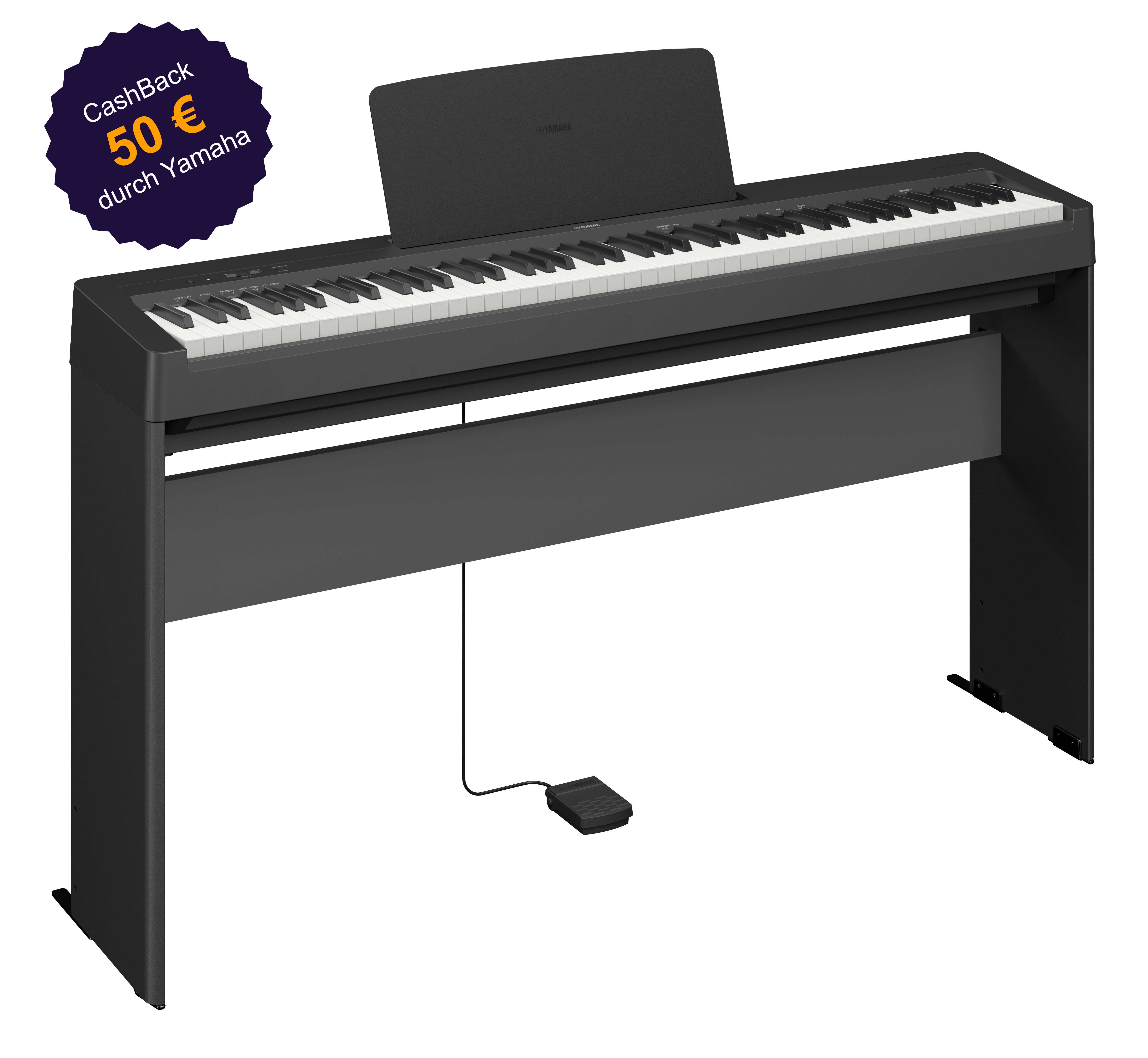 Yamaha P-225 B Home Set Basic + 50 EUR Cashback von Yamaha