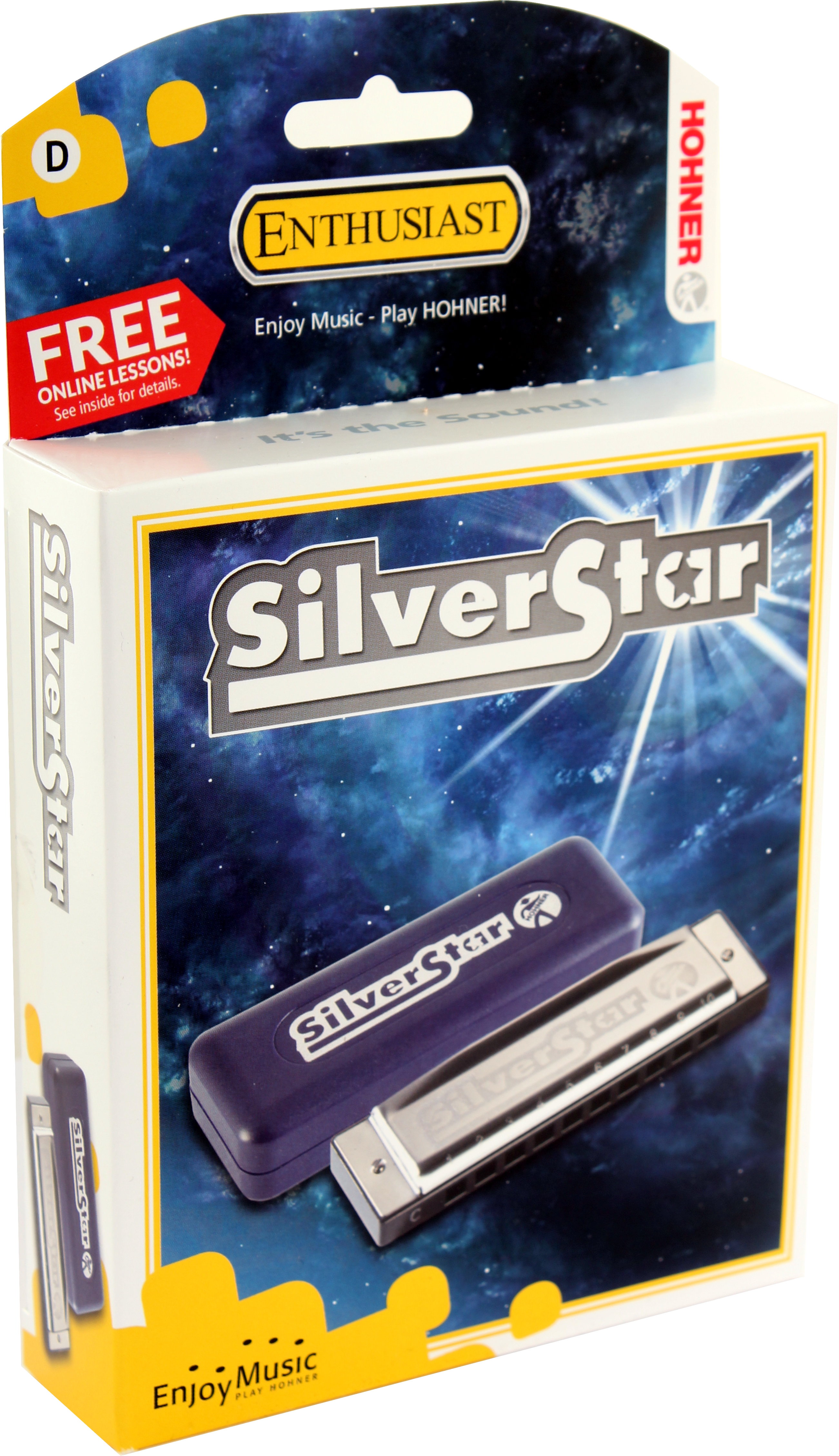 Hohner Silver Star Mundharmonika D-Dur